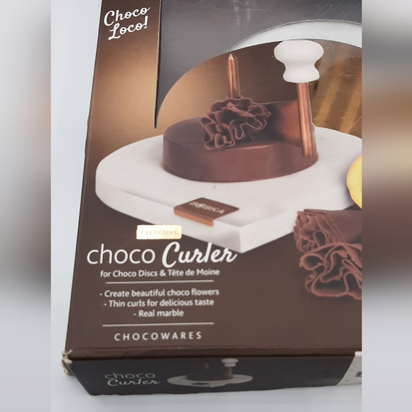 Boska Choco Curler Chocolate Shaver Curls Chocowares Real Marble Boxed - Picture 2 of 5